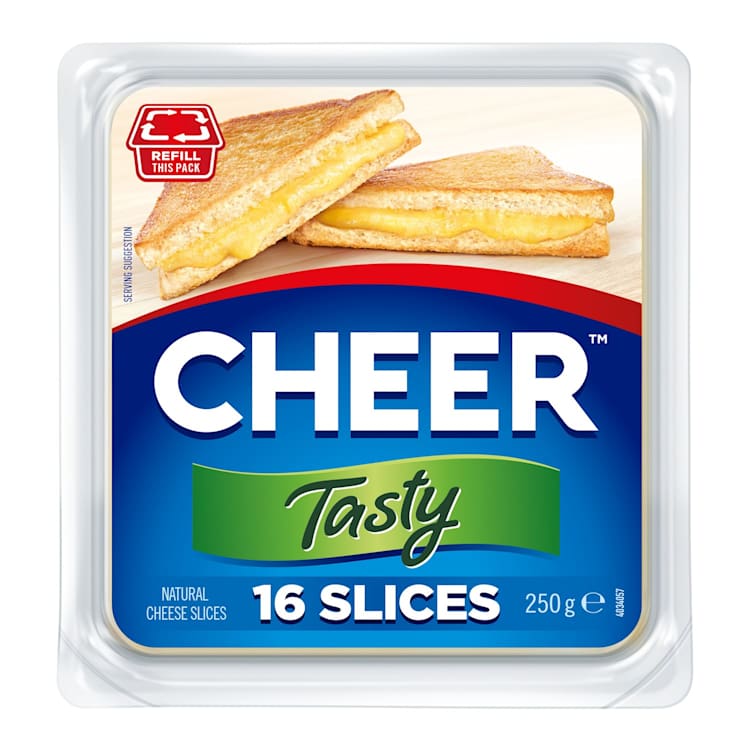 Cheer Cheese Tasty Sliced Cheese 16 Slices