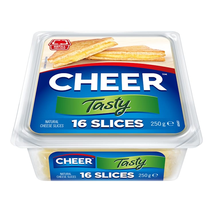 Cheer Cheese Tasty Sliced Cheese 16 Slices