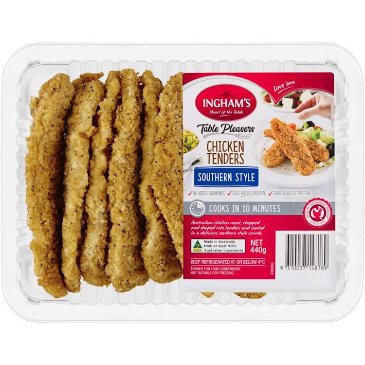 INGHAM'S Quick Cook Crumbed Southern Style Tenders
