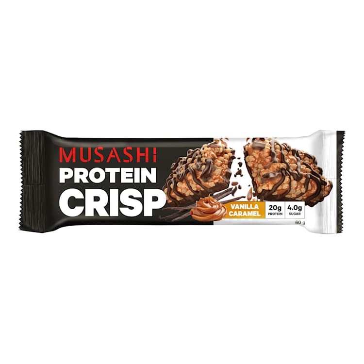 Musashi Protein Crisp Bar Vanilla Caramel
