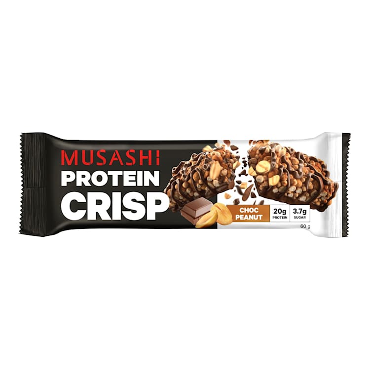 Musashi Protein Crisp Bar Choc Peanut