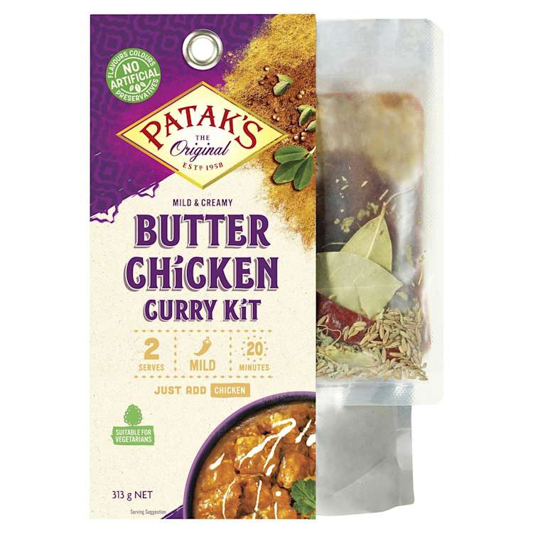 Patak's Mild & Creamy Butter Chicken Curry Kit