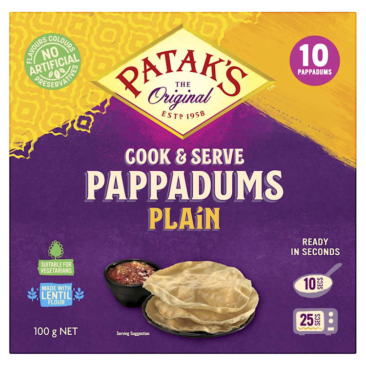 Patak's Pappadums Plain