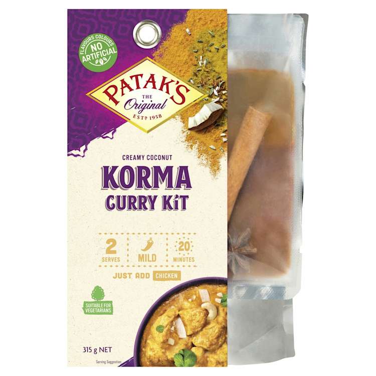 Patak's Creamy Korma Curry Kit