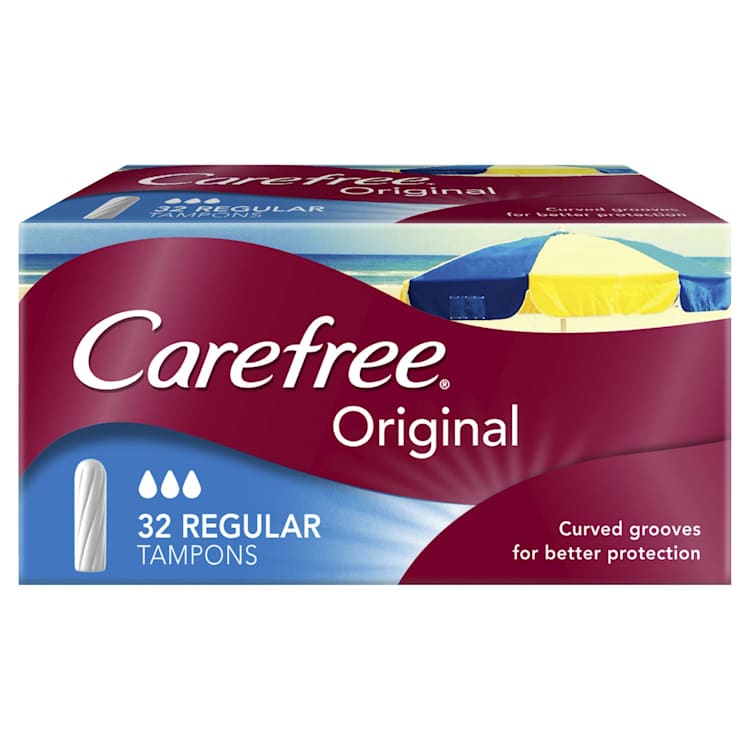 Carefree tampons sales