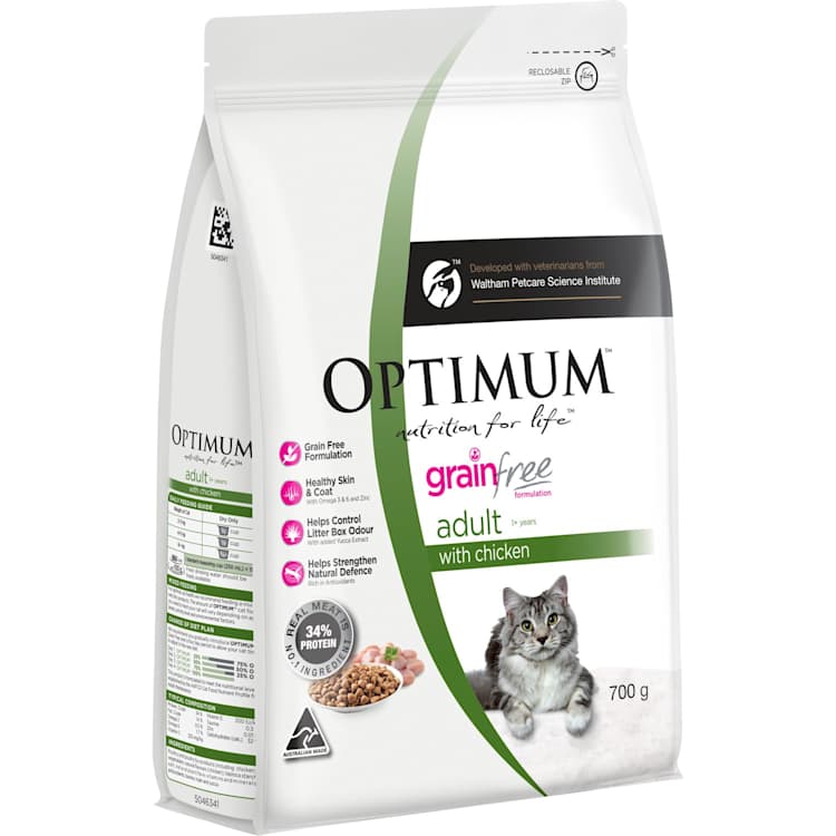 Optimum Grain Free Dry Cat Food With Chicken IGA Shop Online