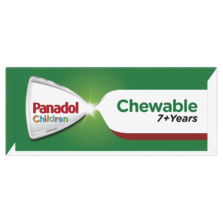 Panadol Children Chewable 7+ Years Cherry