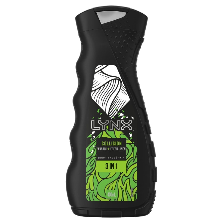 Lynx Body Wash Collision Wasabi Fresh Linen IGA Shop Online