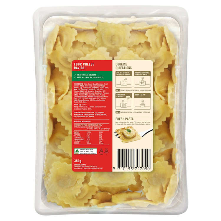 San Remo Four Cheese Ravioli