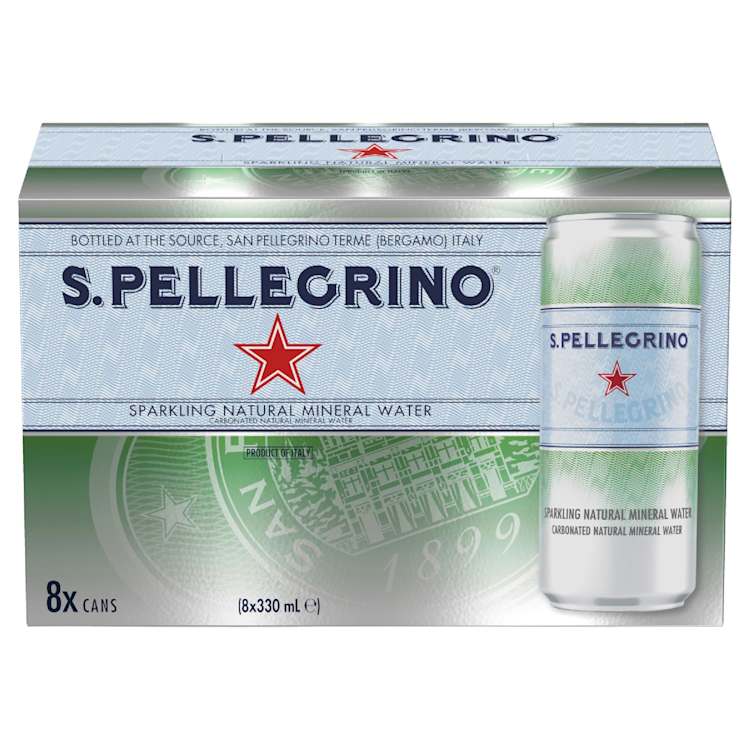 Sanpellegrino Sparkling Mineral Water Cans