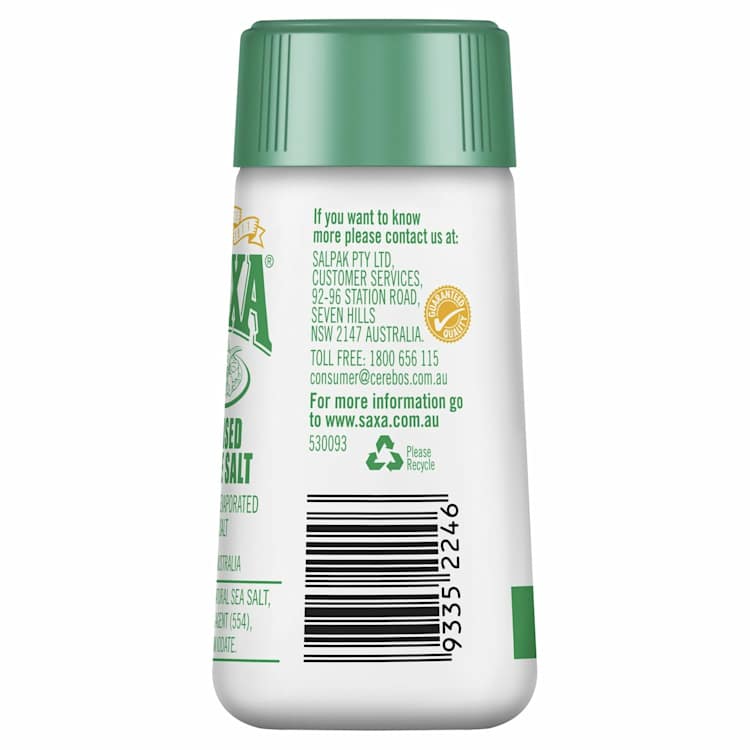 Saxa Picnic Pack Iodised Table Salt