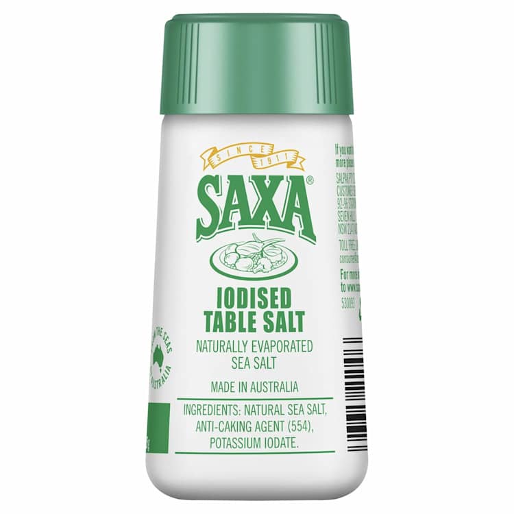 Saxa Picnic Pack Iodised Table Salt