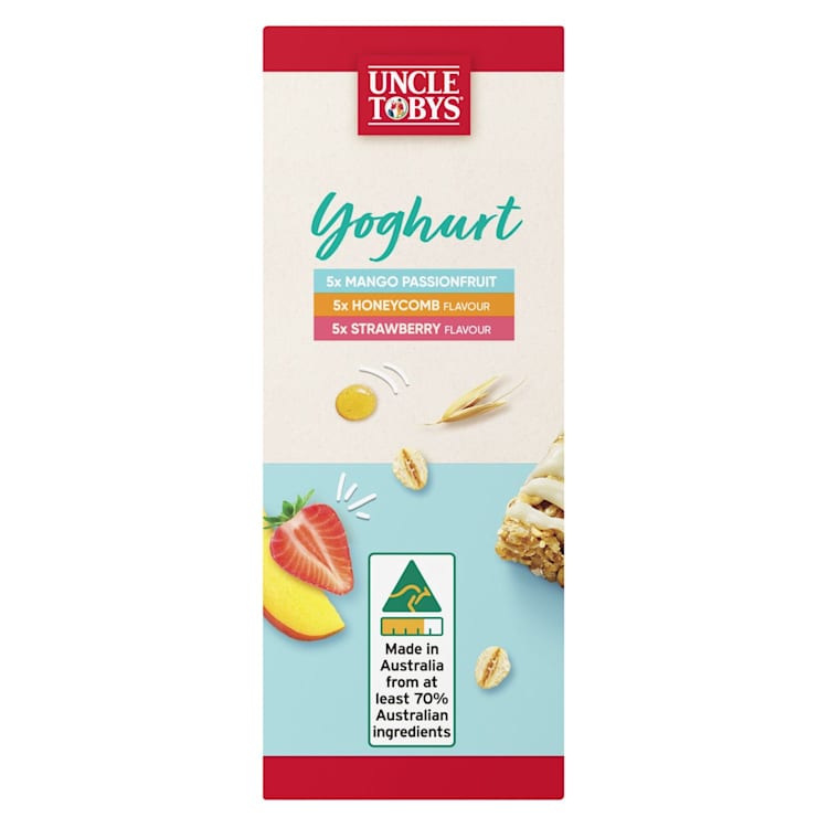 Uncle Tobys Yoghurt Variety Bars