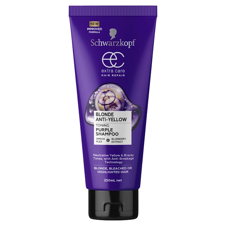 Schwarzkopf Extra Care Blonde Anti-Yellow Toning Purple Shampoo