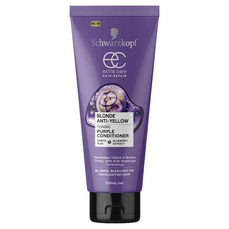 Schwarzkopf Extra Care Blonde Anti-Yellow Toning Purple Conditioner