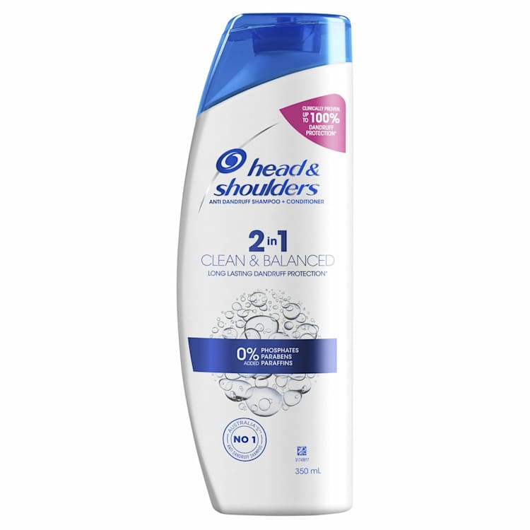Head & Shoulders Clean & Balanced 2in1 Anti Dandruff Shampoo and Conditioner For Clean Scalp