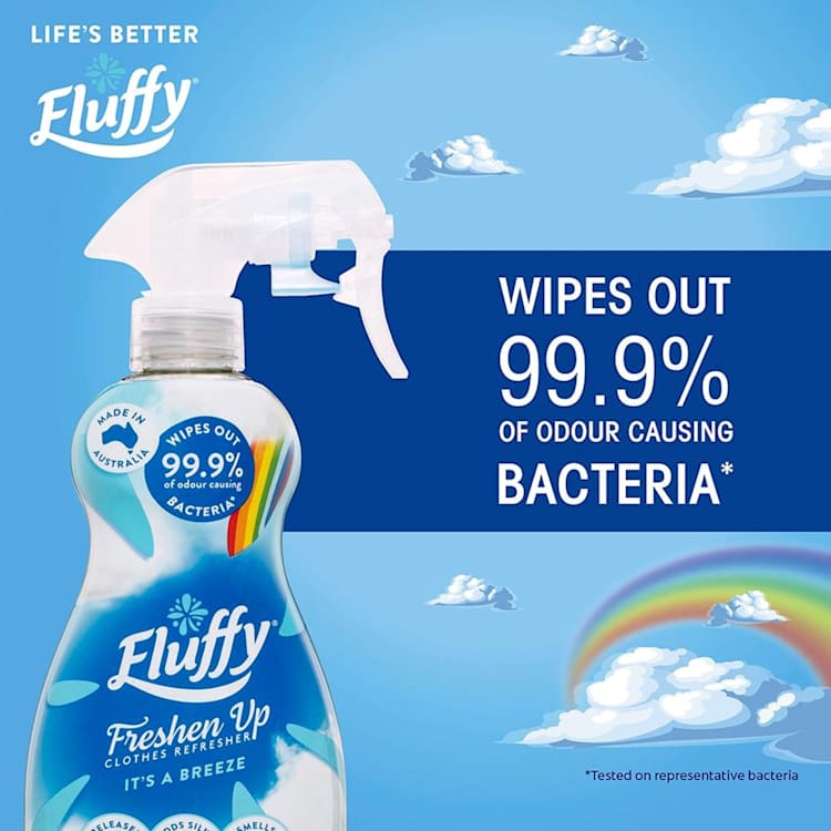 Fluffy Freshen Up Clothes Refresher Liquid Spray Fabric Softener