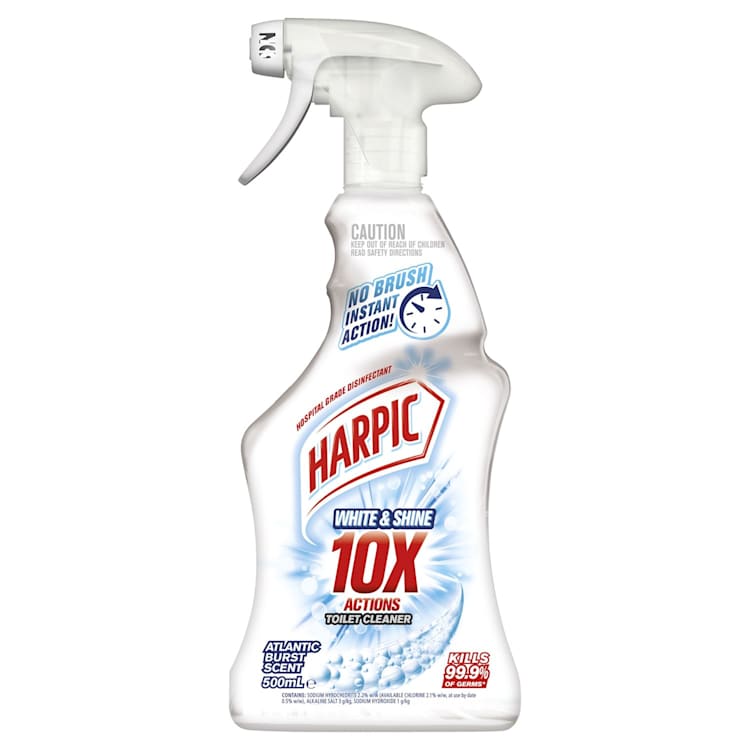 Harpic White and Shine Atlantic Burst Scent Trigger Toilet Cleaner