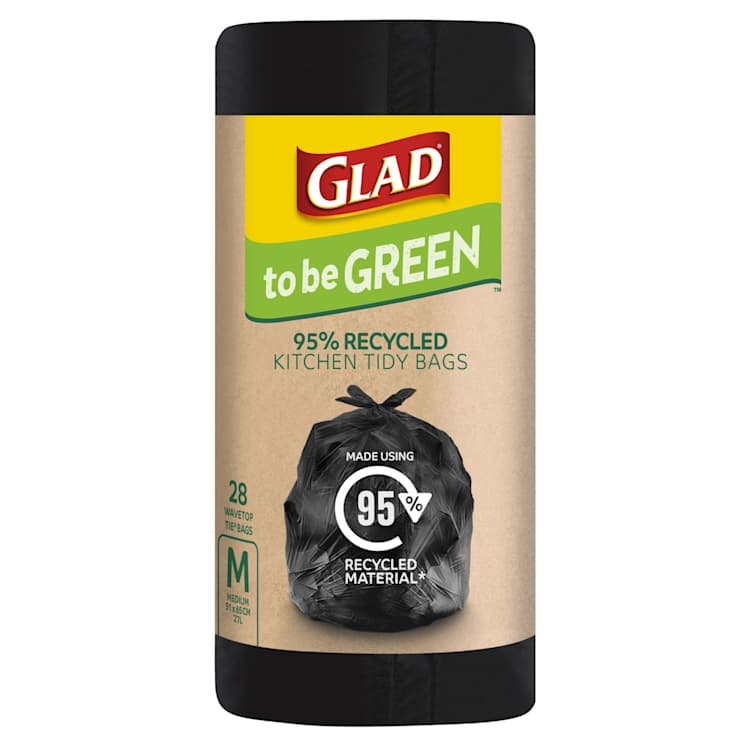 Glad to be Green 95% Recycled Kitchen Tidy Bags Medium