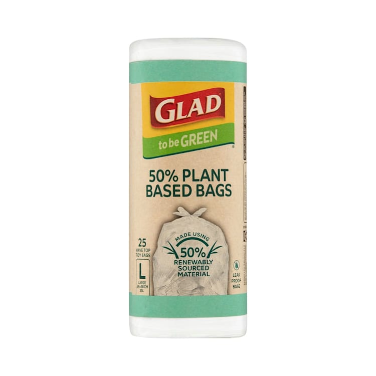 Glad to be Green 50% Plant Based Bags Large