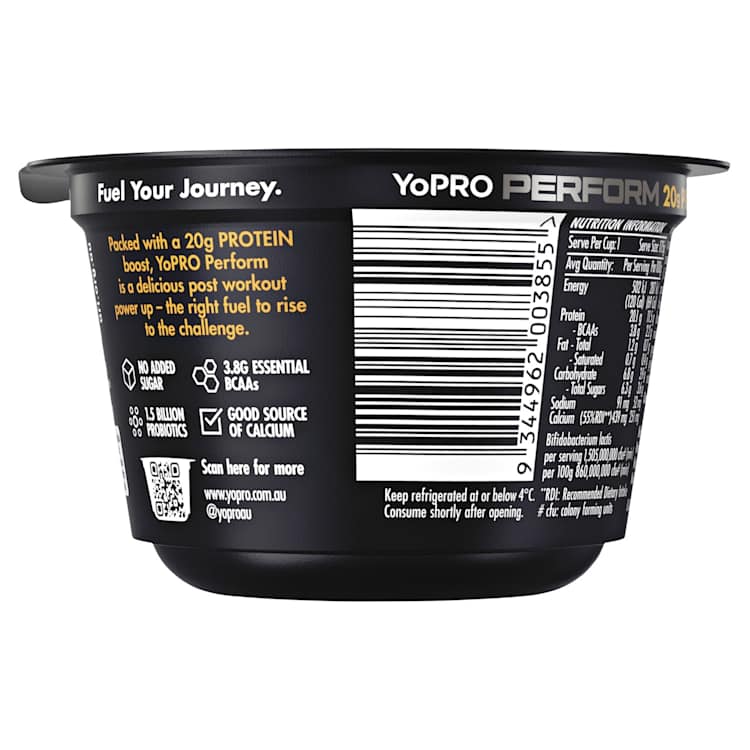 YoPRO Perform High Protein Mango Passionfruit Yoghurt