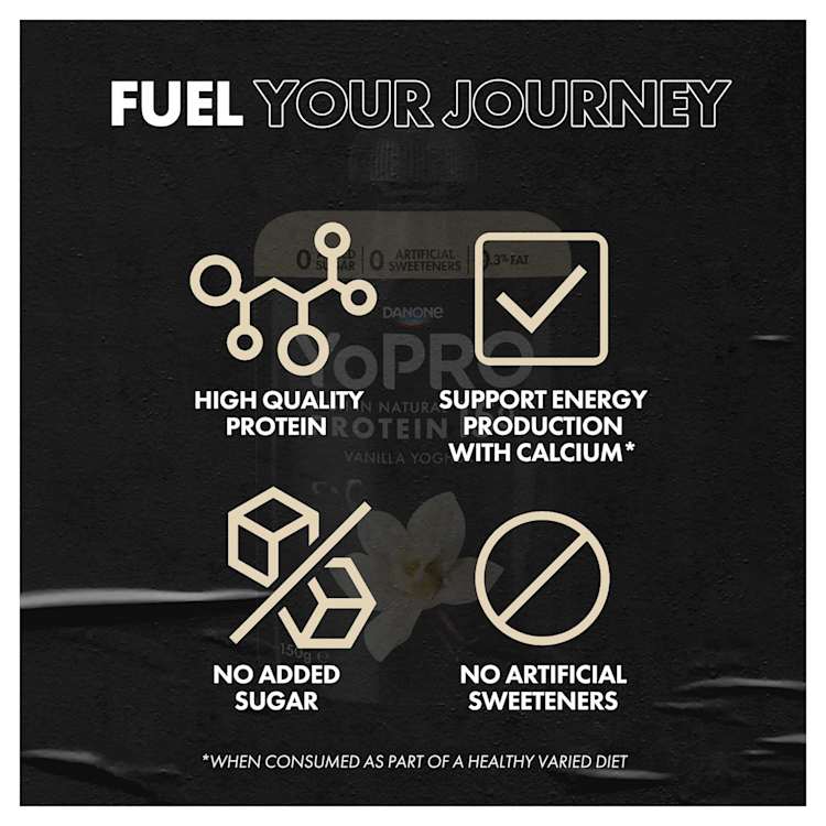 YoPRO High Protein Vanilla Pouch Yoghurt