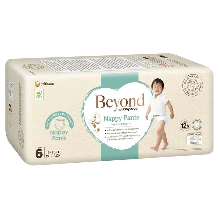 BabyLove Beyond Nappy Pants Size 6 Junior For Boys & Girls