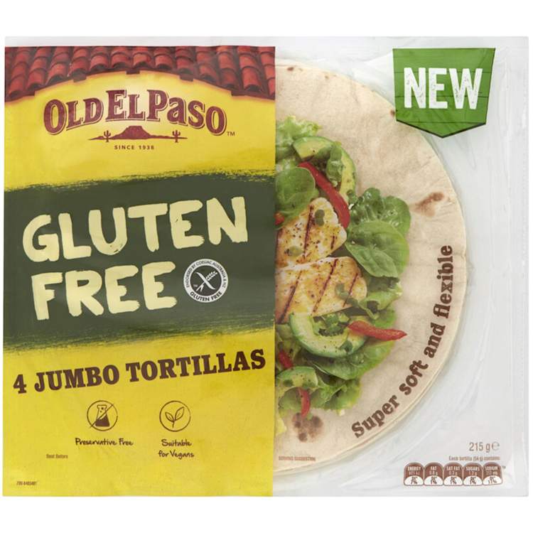 Old El Paso Gluten Free Jumbo Tortillas