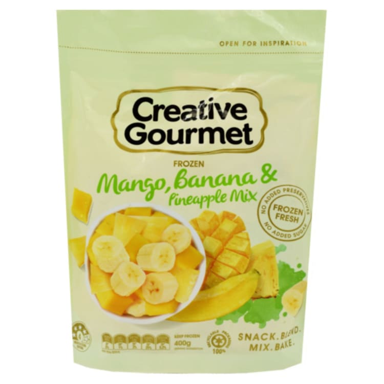 Creative Gourmet Frozen Mango, Banana & Pineapple Mix