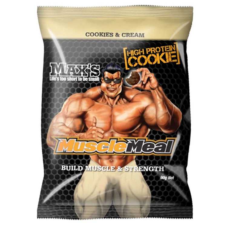 Max's Muscle Meal Cookies & Cream High Protein Cookie