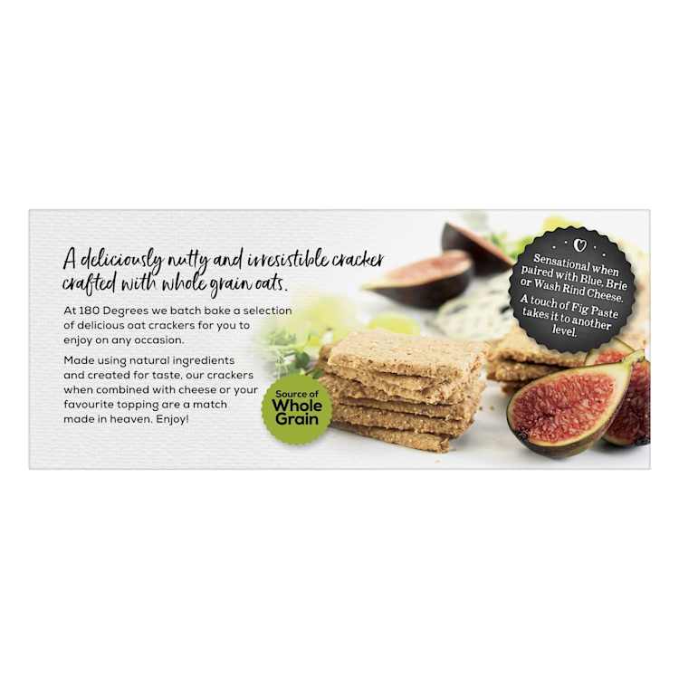 180 Degrees Walnut Oat Crackers