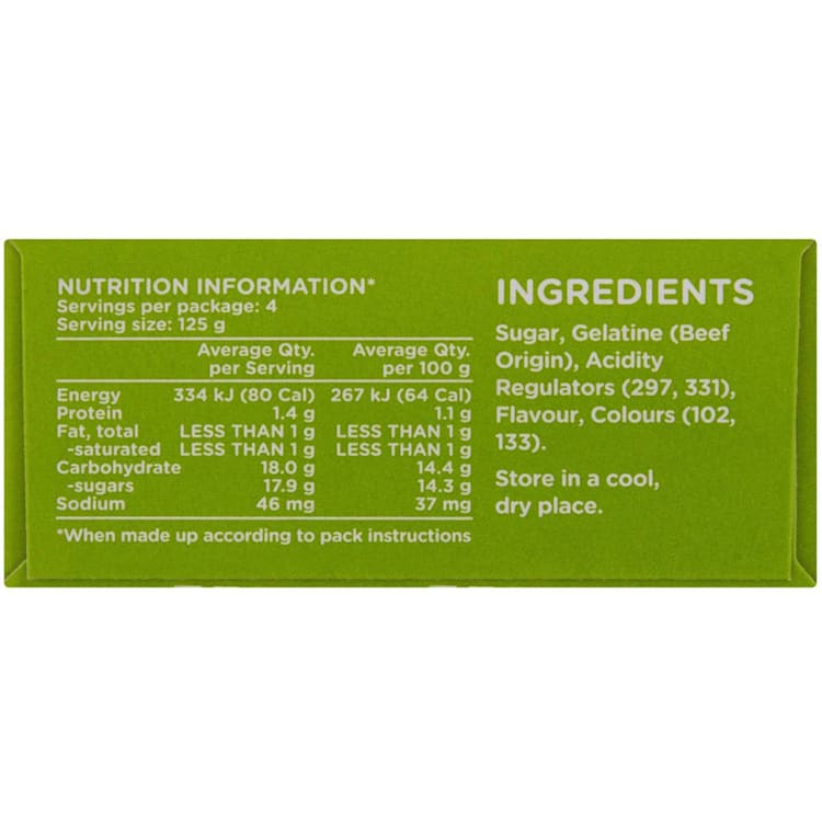 Aeroplane Jelly Green Apple Jelly Crystals