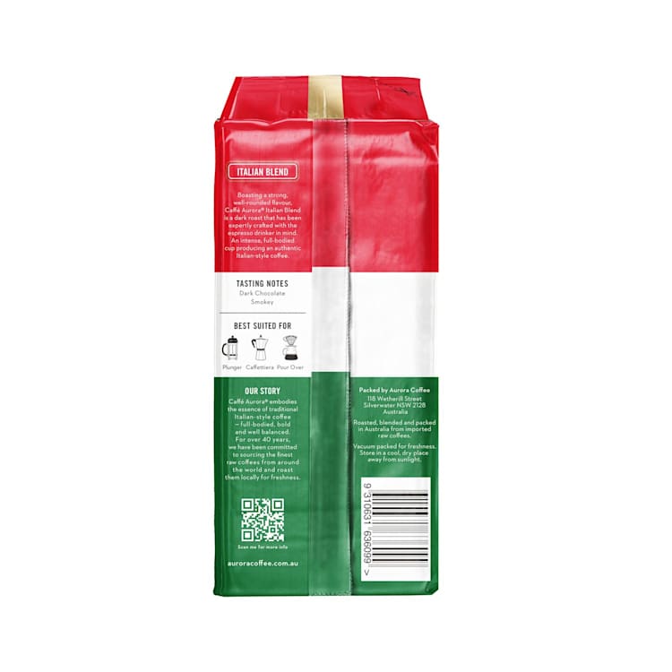 Caffe Aurora Italian Style Ground Coffee