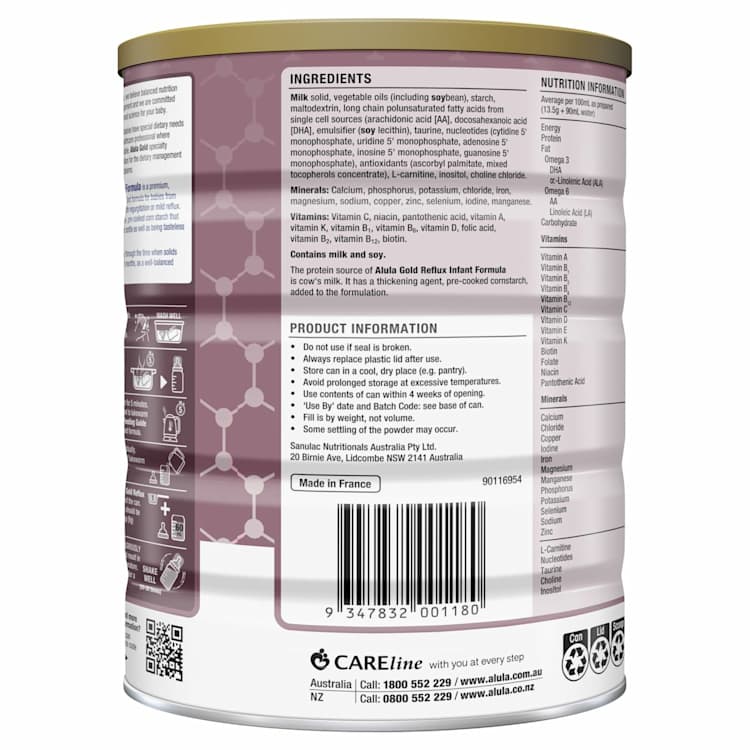 Alula Gold Reflux Infant Formula 0-12 Months IGA Shop Online