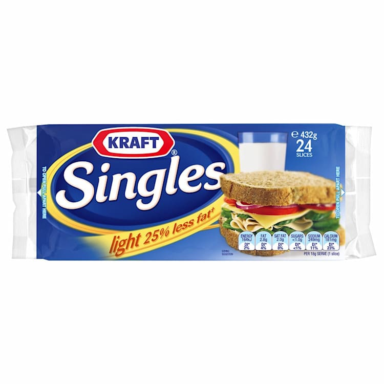 Kraft Cheese Singles Light