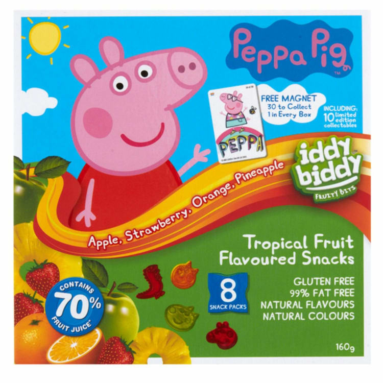 Iddy Biddy Fruit Snack Tropical