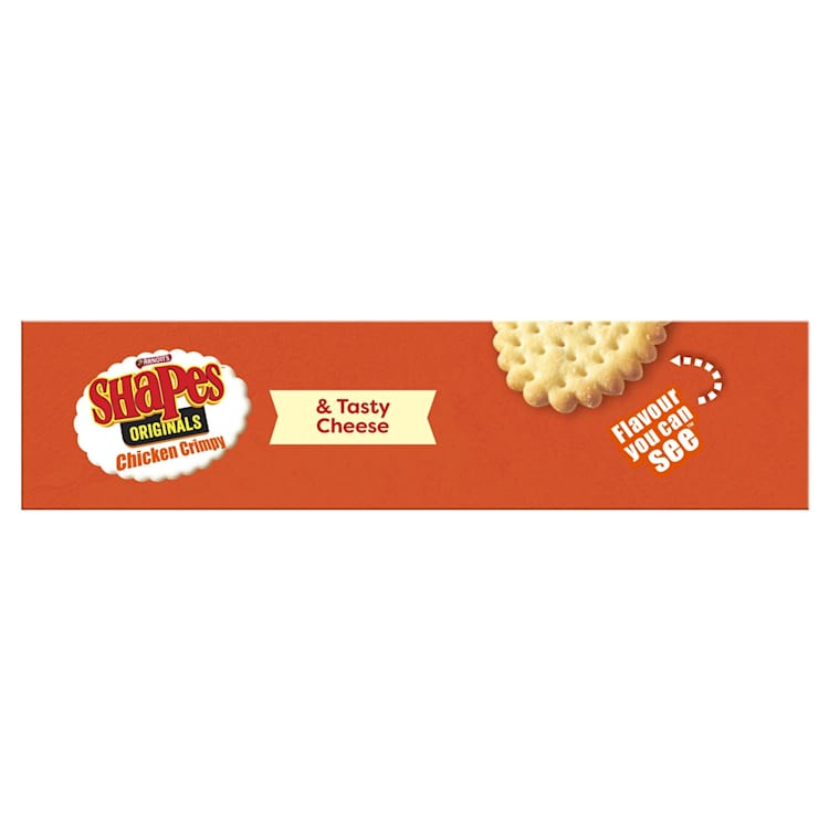 Arnott's Chicken Crimpy & Tasty Cheese Shapes
