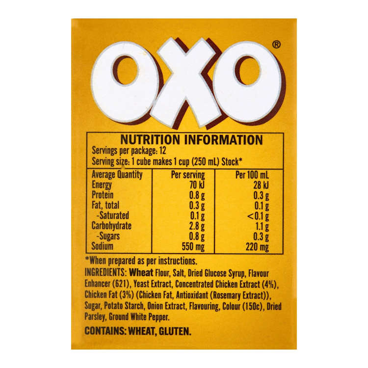 OXO Chicken Stock Cubes