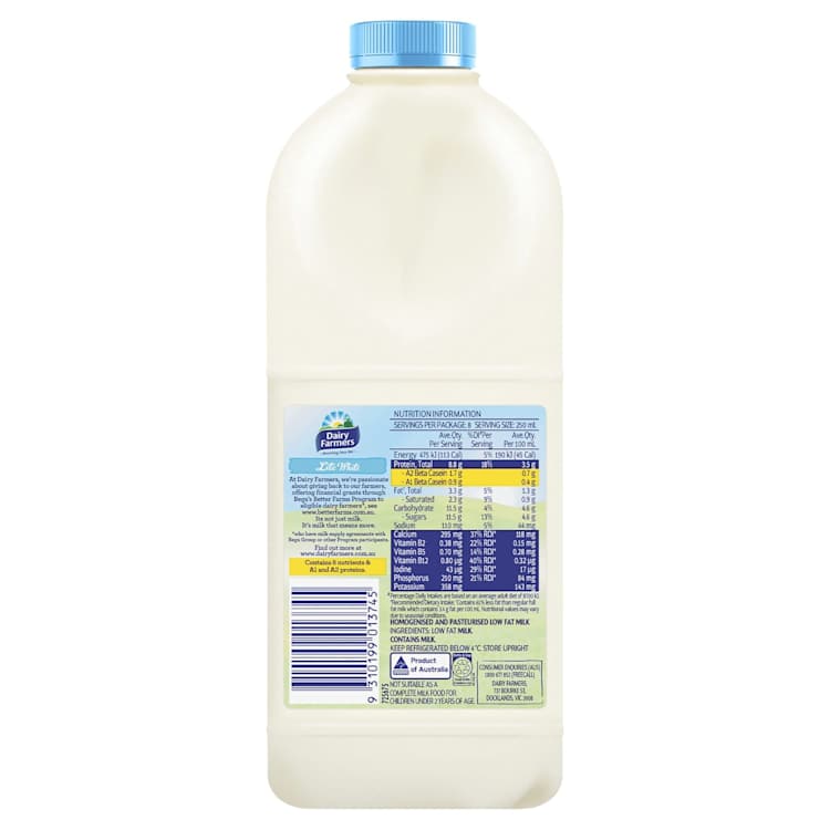 Dairy Farmers Lite Milk