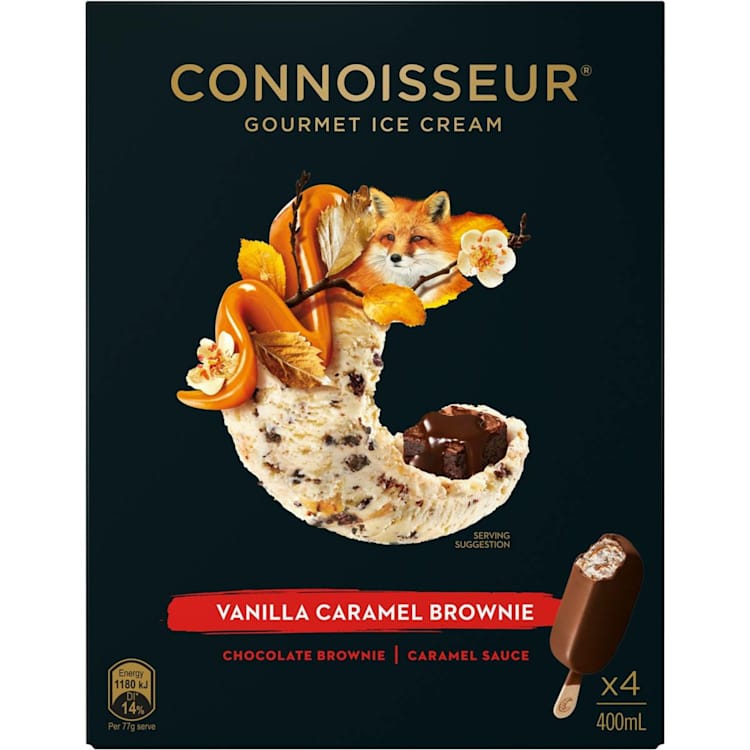 Connoisseur Vanilla Caramel Brownie