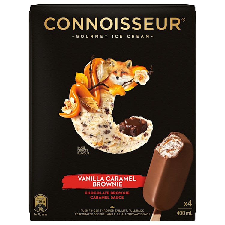 Connoisseur Vanilla Caramel Brownie