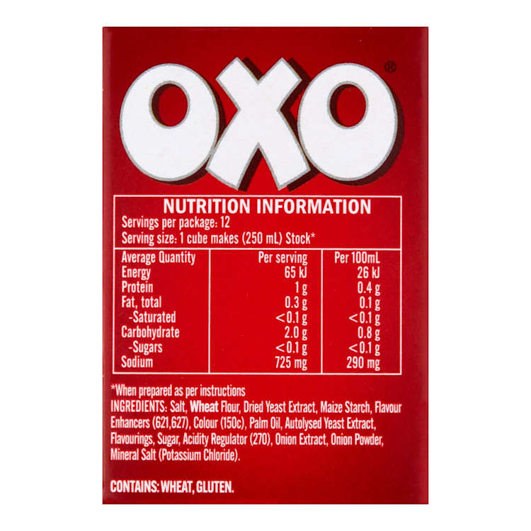 OXO Beef Cubes