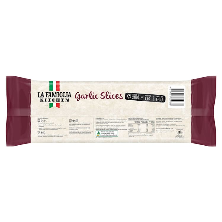 La Famiglia Bread Entertainer Garlic Slices