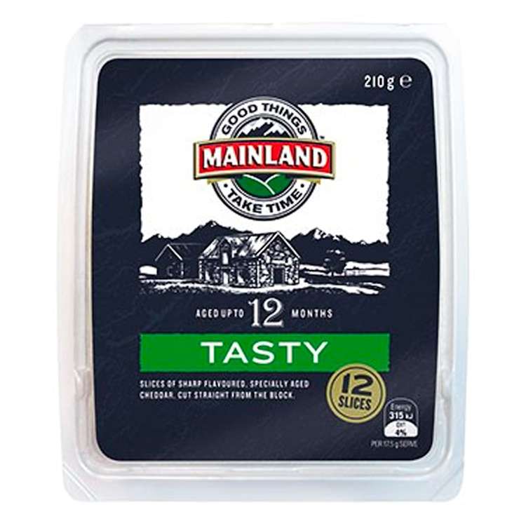 Mainland Tasty Cheddar Cheese Slices