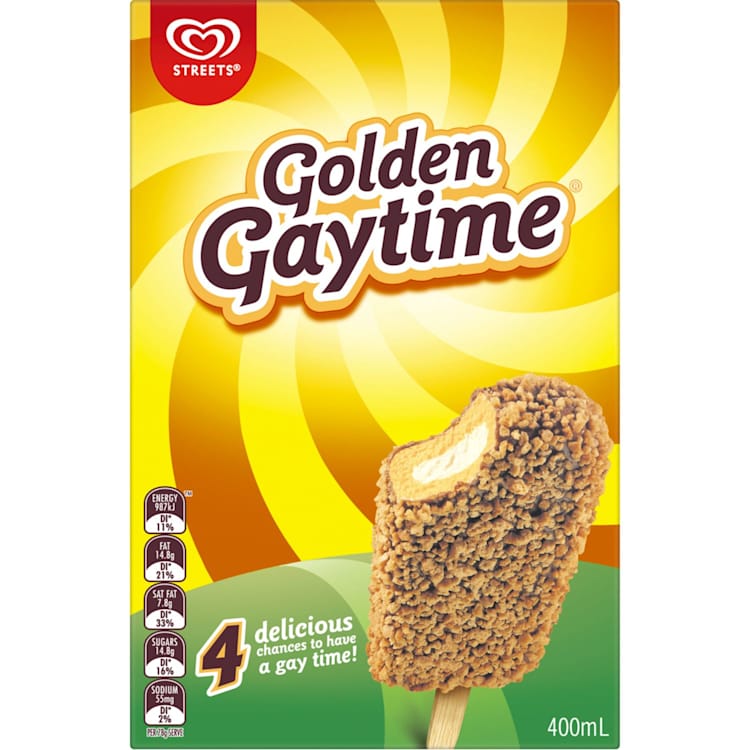 Streets Golden Gaytime Ice Cream Original