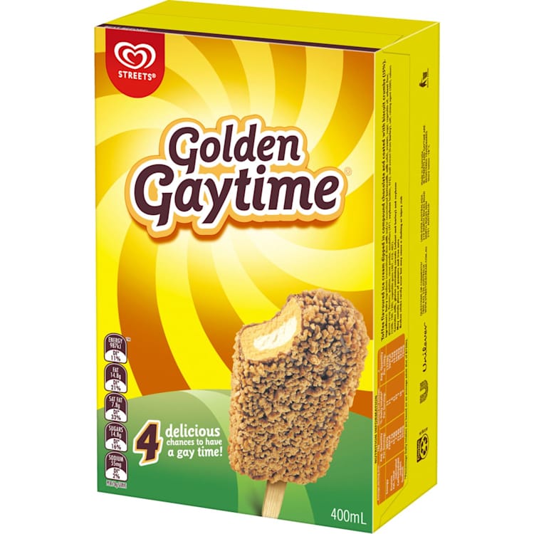 Streets Golden Gaytime Ice Cream Original