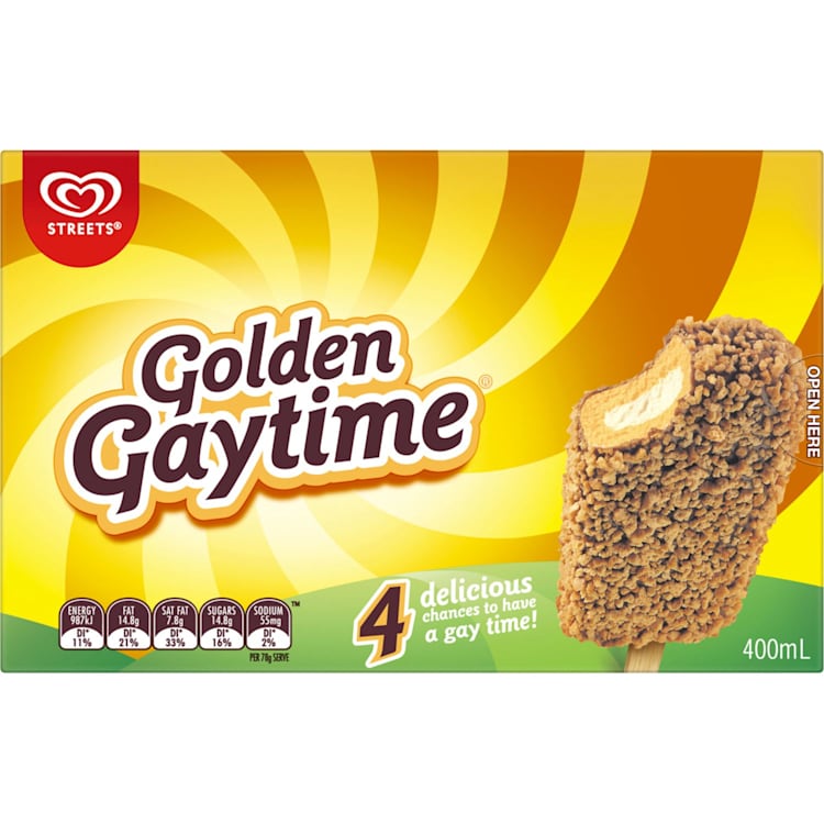 Streets Golden Gaytime Ice Cream Original