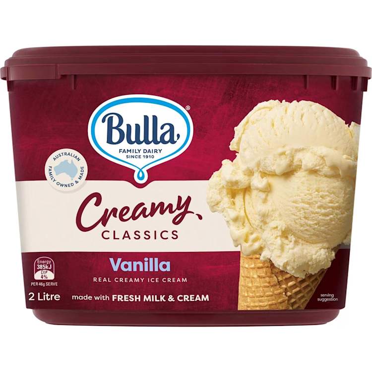 Bulla Creamy Classics Ice Cream Vanilla