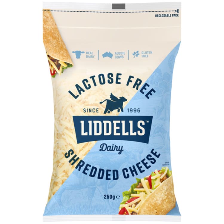 Liddells Lactose Free Shredded Cheese