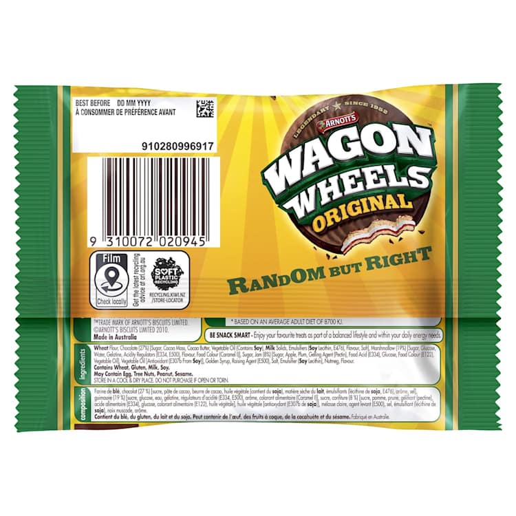 Arnott's Wagon Wheels Original
